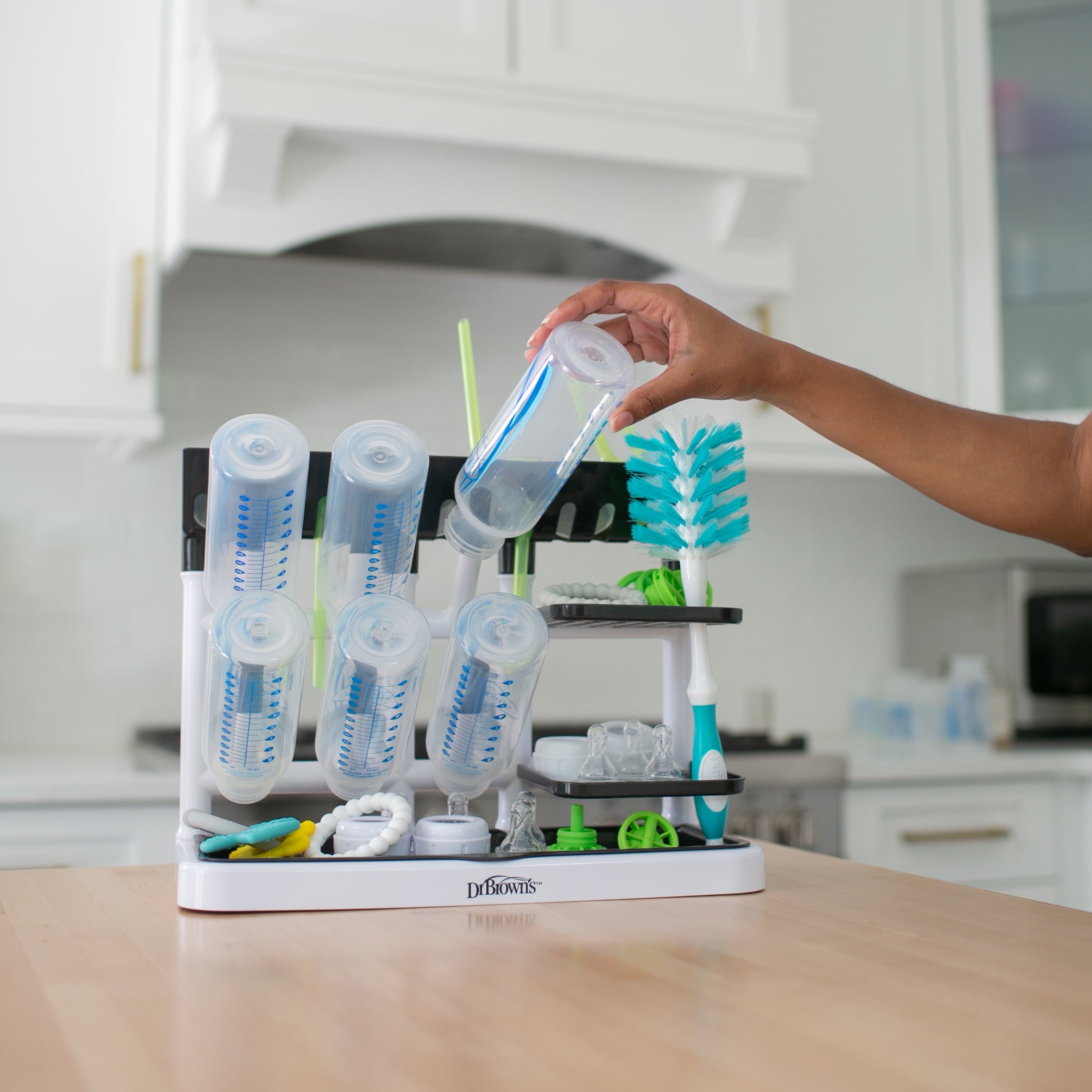 Drying Tower, Space Saving Vertical Rack for Drying, Storing, and Organizing Baby Bottles and Feeding Essentials, BPA Free