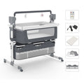 Baby Bassinet, Newborn Bedside Sleeper, Rocking Crib, Folding Portable  Infant Cradle
