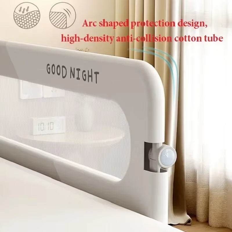 Bed Guardrail anti Fall Baby Safety Bed Barrier Portable Crib Cover Adjustable Bed Rail Guard Bedroom Crib Bumpers