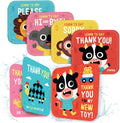 Baby Bath Books for Toddlers, 4 Pack Waterproof Bathtime Books, Bath Toys Floatable in Bathtub, Learn to Say Thank You, Sorry, Hi Bye, Please