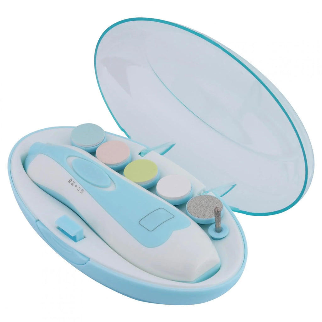 Baby Nail Trimmer, Newborn Infant Toddler Safe Electric Nail Clipper Grinding Polish and Trim Device for Toes & Fingernails-Care