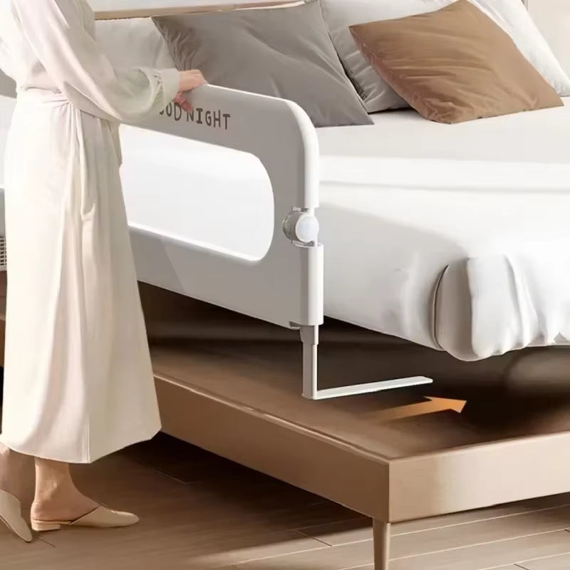 Bed Guardrail anti Fall Baby Safety Bed Barrier Portable Crib Cover Adjustable Bed Rail Guard Bedroom Crib Bumpers