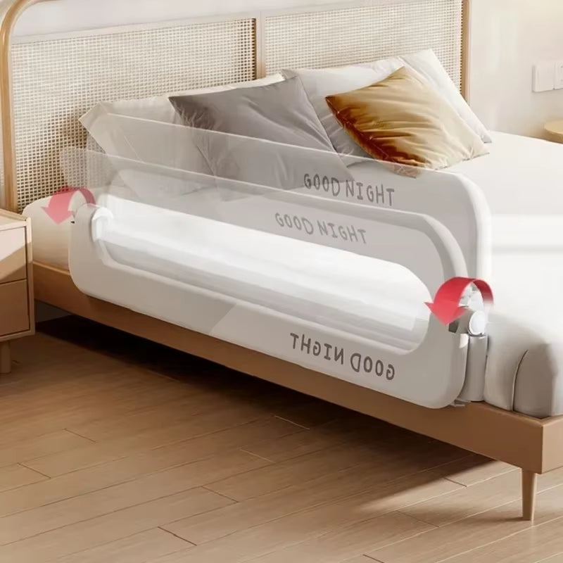 Bed Guardrail anti Fall Baby Safety Bed Barrier Portable Crib Cover Adjustable Bed Rail Guard Bedroom Crib Bumpers